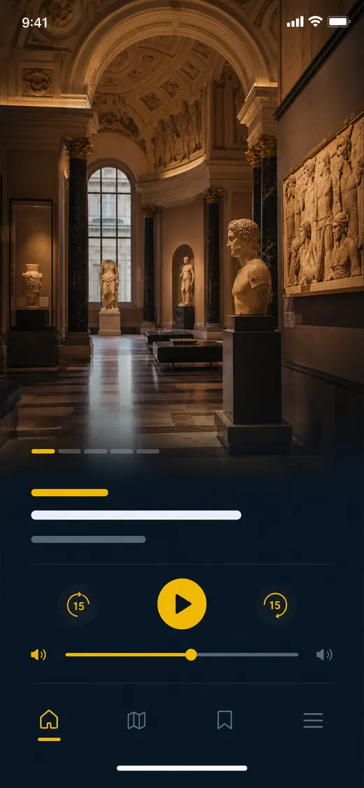 Mobiler StadtQUEST Screen mit kultureller Station